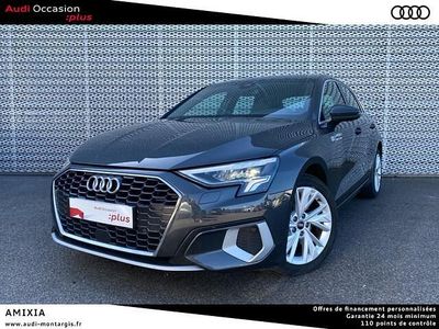 Gris manhattan métallisé Occasion 2021 Audi A3 Design | 24 890 € (Prix assez cher)