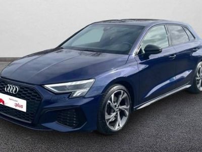 Bleu navarre métallisé Occasion 2021 Audi A3 S-Line Berline | 27 900 € (Prix assez cher)
