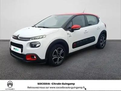 Blanc banquise rouge aden Occasion 2020 Citroën C3 PureTech Berline | 9 990 € (Prix juste)