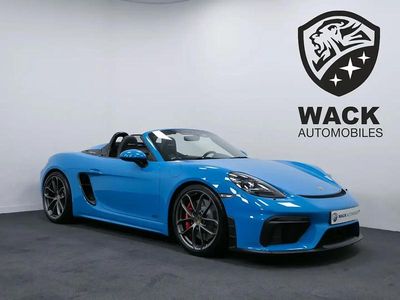 Bleu Occasion 2019 Porsche Boxster Spyder Cabriolet | 114 900 €