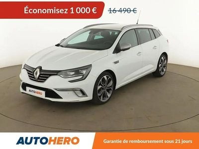 Blanc Occasion 2018 Renault Mégane GrandTour Intens Break | 15 490 € (Prix juste)