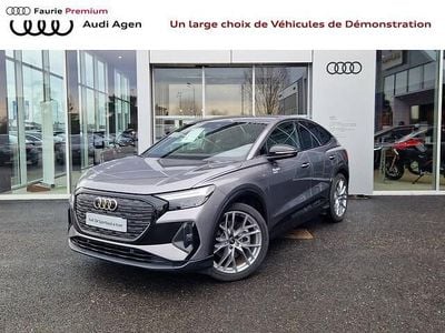 Gris typhon métallisé Occasion 2025 Audi Q4 Sportback e-tron S-Line SUV | 51 900 € (Super prix)