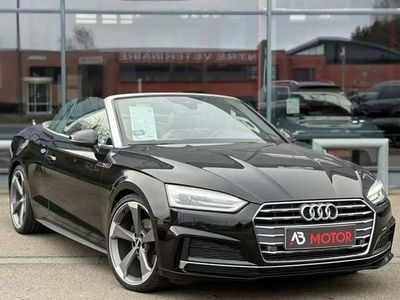 Noir Occasion 2018 Audi A5 Cabriolet S-Line Cabriolet | 28 990 € (Prix juste)