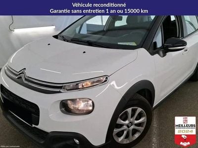 Blanc Occasion 2019 Citroën C3 Feel Citadine | 6 700 €