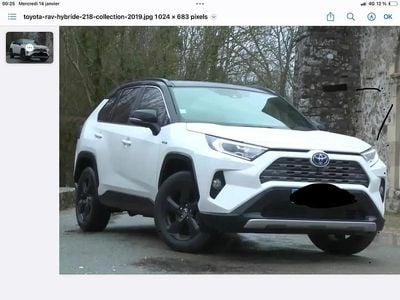 Blanc Occasion 2020 Toyota RAV4 Hybrid SUV | 21 490 € (Prix assez cher)