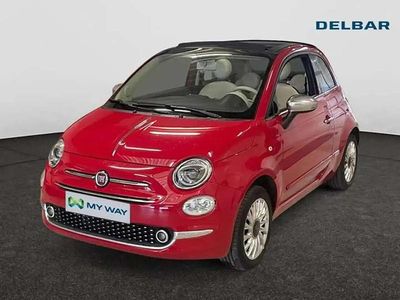 Rouge Occasion 2016 Fiat 500C Lounge Cabriolet | 9 740 € (Prix assez cher)