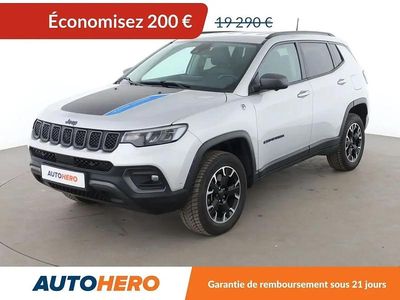 Gris Occasion 2021 Jeep Compass Trailhawk SUV | 19 090 € (Prix assez cher)