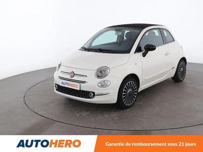 Blanc Occasion 2016 Fiat 500C Lounge Cabriolet | 10 290 € (Prix assez cher)