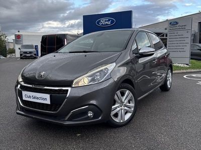 Gris platinium Occasion 2019 Peugeot 208 Signature Sky Citadine | 7 790 € (Prix juste)
