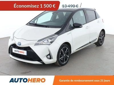 Occasion Toyota Yaris Hybrid 101 ch (74 kW) 2017 Blanc Citadine
