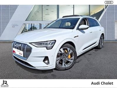Occasion Audi e-tron Advanced 300 kW (408 ch) 2021 Blanc glacier métallisé SUV