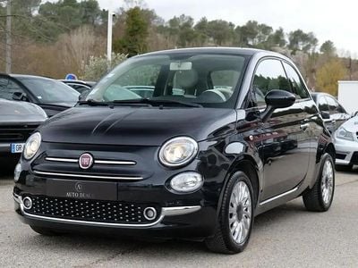 Noir Occasion 2018 Fiat 500 Lounge Citadine | 7 990 € (Bon prix)