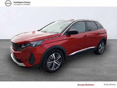 Rouge fonce Occasion 2021 Peugeot 3008 Allure SUV | 24 790 € (Prix juste)