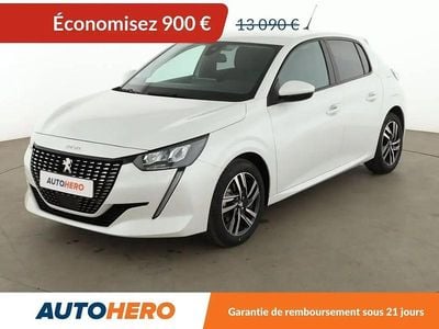 Blanc Occasion 2021 Peugeot 208 Allure Citadine | 12 190 € (Bon prix)