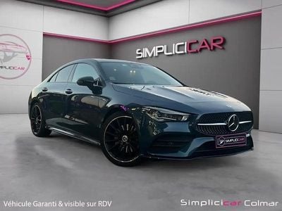 Bleu Occasion 2022 Mercedes CLA200 AMG line Coupé | 36 980 € (Prix juste)