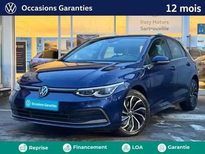 Bleu atlantique métallisée Occasion 2021 VW Golf VIII Style Berline | 24 489 € (Prix juste)