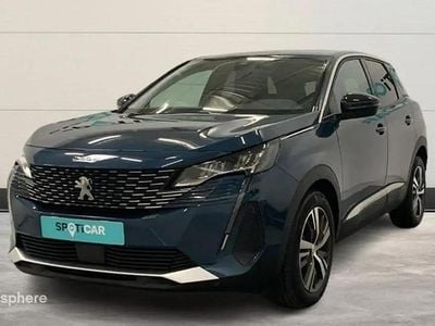 Bleu Occasion 2022 Peugeot 3008 Allure SUV | 18 499 € (Bon prix)