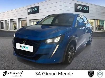 Bleu Occasion 2021 Peugeot e-208 Citadine | 14 990 € (Prix assez cher)