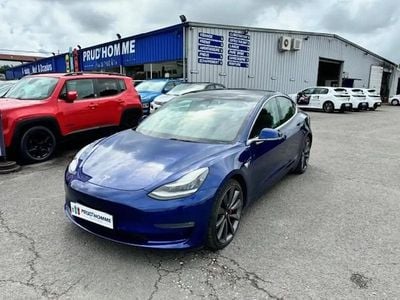 Bleu Occasion 2020 Tesla Model 3 Performance Berline | 32 690 € (Prix assez cher)