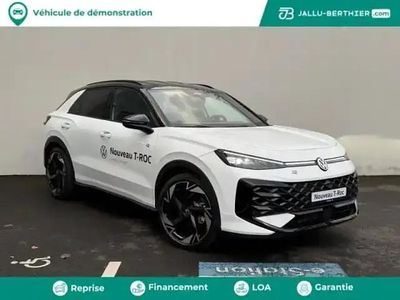 Blanc pur/toit noir Occasion 2025 VW T-Roc R-line SUV | 41 990 €
