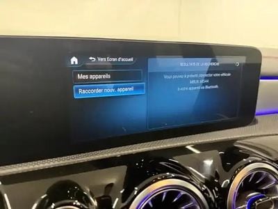 Occasion Mercedes CLA200 AMG line 2021 Noir cosmos métallisé Coupé