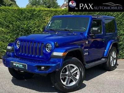 Bleu Occasion 2018 Jeep Wrangler Sahara SUV | 49 900 € (Prix assez cher)