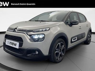 Beige Occasion 2020 Citroën C3 Feel Citadine | 9 490 € (Prix assez cher)