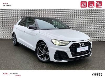 Occasion Audi A1 Sportback S-line plus 116 ch (85 kW) 2025 Blanc glacier métallisé noir mythe métallisé Citadine