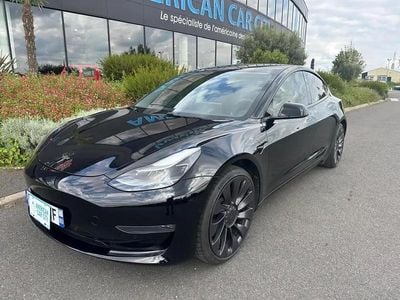 Noir Occasion 2021 Tesla Model 3 Performance Berline | 28 990 € (Bon prix)