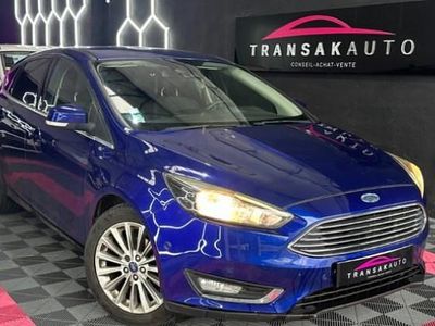 Occasion Ford Focus Titanium 125 ch (91 kW) 2015 Bleu Berline