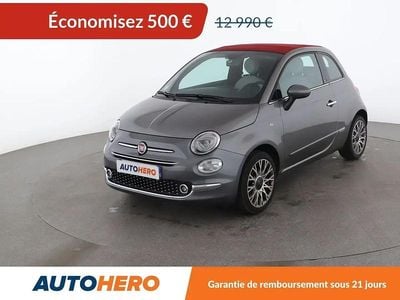 Gris Occasion 2020 Fiat 500C Star Cabriolet | 12 490 € (Prix juste)