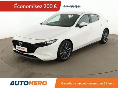 Blanc Occasion 2019 Mazda 3 Berline | 16 890 € (Prix juste)