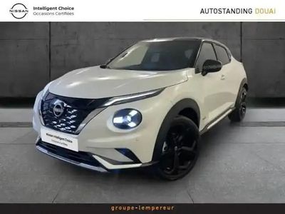 Blanc lunaire bi ton noir Occasion 2023 Nissan Juke SUV | 21 990 € (Prix juste)