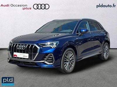 Bleu navarre métallisé Occasion 2024 Audi Q3 S-Line SUV | 38 990 € (Prix juste)