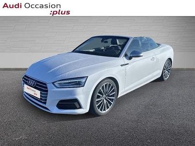 Occasion Audi A5 Cabriolet S-Line 190 ch (139 kW) 2018 Blanc ibis Cabriolet