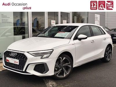 Blanc ibis Occasion 2023 Audi A3 S-Line | 29 900 € (Prix juste)