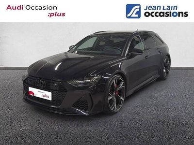 Noir Occasion 2020 Audi RS6 Advanced Break | 109 990 € (Prix assez cher)