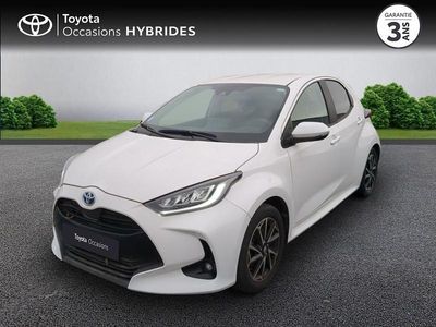 Blanc lunaire (n) Occasion 2023 Toyota Yaris Hybrid Design Berline | 19 450 € (Prix juste)