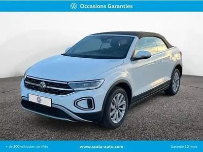 Pure white Occasion 2022 VW T-Roc Cabriolet Cabriolet | 25 990 € (Prix juste)