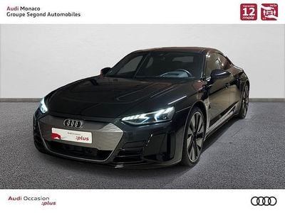 Noir mythe métallisé Occasion 2022 Audi e-tron GT quattro Sport Berline | 64 900 € (Prix assez cher)