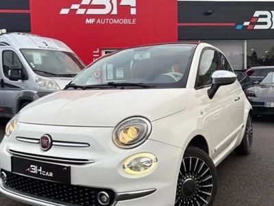 Noir Occasion 2015 Fiat 500 Club Cabriolet | 9 990 € (Prix assez cher)