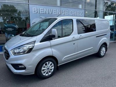 occasion Ford Transit Custom 320 L2H1 2.0 EcoBlue 170 S&S Cabine Approfondie Limited BVA6 7cv - VIVA3615619