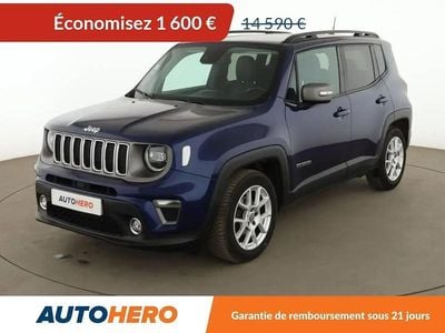 Bleu Occasion 2018 Jeep Renegade Limited SUV | 12 990 € (Prix juste)