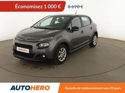 Gris Occasion 2019 Citroën C3 Feel Citadine | 7 690 € (Prix juste)