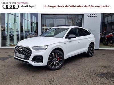 Blanc arcona Occasion 2024 Audi Q5 Sportback S-Line SUV | 64 990 € (Prix assez cher)