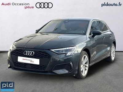 Gris manhattan métallisé Occasion 2024 Audi A3 Sportback e-tron Business Citadine | 37 990 € (Prix assez cher)