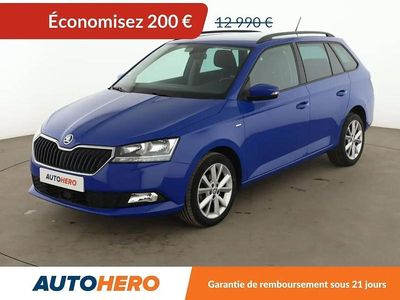 Occasion Skoda Fabia Clever 95 ch (69 kW) 2019 Bleu Break