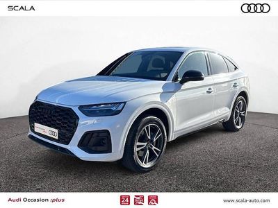 Blanc arcona Occasion 2024 Audi Q5 Sportback S-Line SUV | 66 990 € (Prix cher)