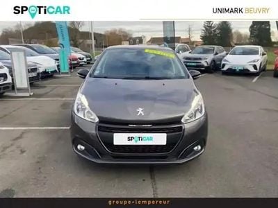 Gris hurricane Occasion 2018 Peugeot 208 GT-line Citadine | 9 991 € (Prix juste)