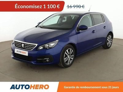 Bleu Occasion 2018 Peugeot 308 Allure Berline | 15 890 € (Bon prix)